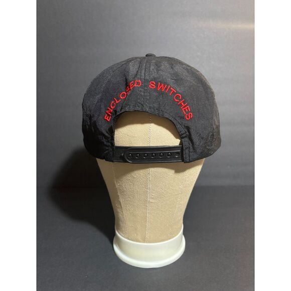 Vintage Siemens Snapback Hat Black Nylon Enclosed Switches Promo Cap Adjustable - Picture 3 of 4